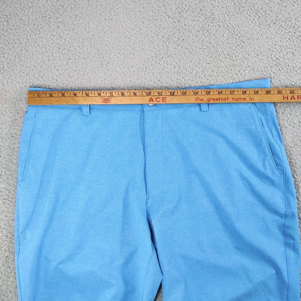 Peter Millar Shorts Mens 40 Blue Crown Sport Performance Wicking Golf Chino EUC - Picture 14 of 16